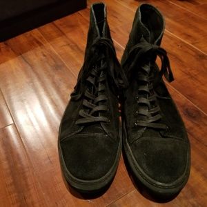 All Saints Black Suede/Leather Shoes Mens 12